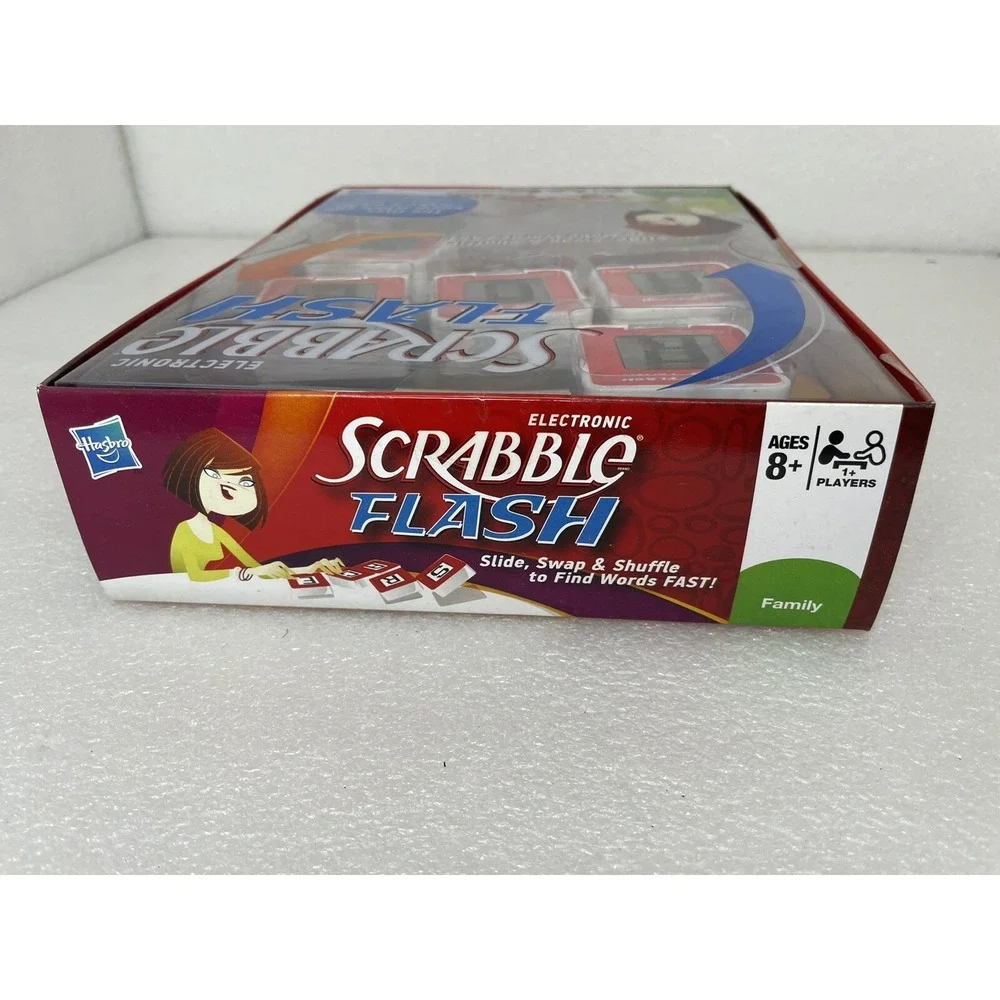 Scrabble Flash Electronic Game New Sealed 2010 Hasbro Parker Brothers Word NIB